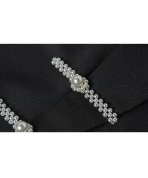 Pin Detail Contrast Wrap Dress